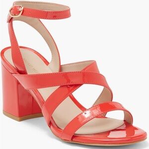 NEW Stuart Weitzman Ave Leather Block Sandals